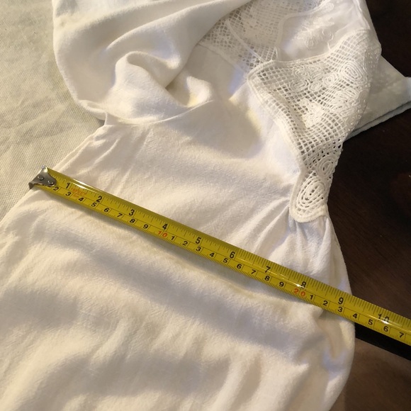 Vici High neck crochet lace wide elastic sleeve victorian blouse - Picture 10 of 12